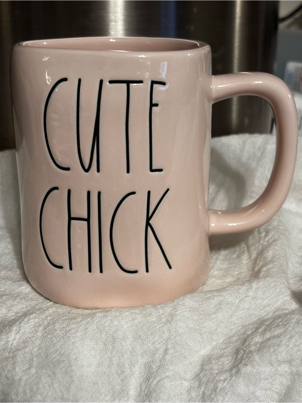 Rae Dunn Pink Cute Chick Mug Artisan Collection By Magenta 239